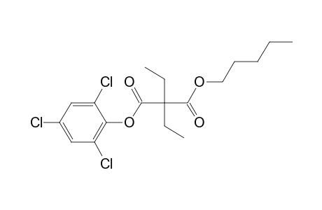 Diethylmalonic acid, pentyl 2,4,6-trichlorophenyl ester