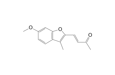 (3E)-4-(6-Methoxy-3-methyl-1-benzofuran-2-yl)-3-buten-2-one