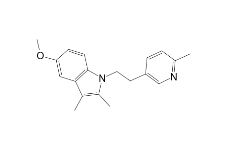 1H-Indole, 5-methoxy-2,3-dimethyl-1-[2-(6-methyl-3-pyridinyl)ethyl]-