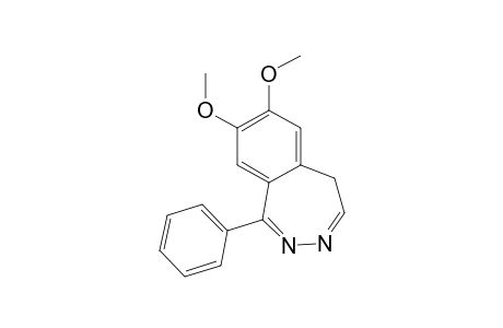 5H-2,3-Benzodiazepine, 7,8-dimethoxy-1-phenyl-