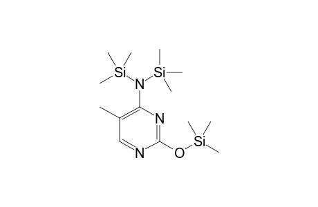 5-methyl-N,N-bis(trimethylsilyl)-2-trimethylsilyloxy-pyrimidin-4-amine