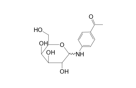 1-Ethanone, 1-[4-[[tetrahydro-3,4,5-trihydroxy-6-(hydroxymethyl)-2H-pyran-2-yl]amino]phenyl]-