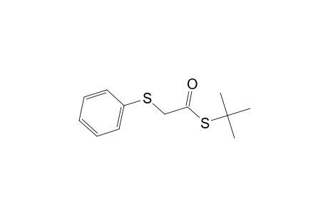 Ethanethioic acid, (phenylthio)-, S-(1,1-dimethylethyl) ester
