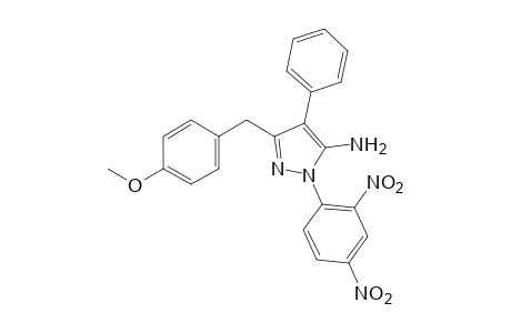 5-amino-1-(2,4-dinitrophenyl)-3-p-methoxybenzyl-4-phenylpyrazole