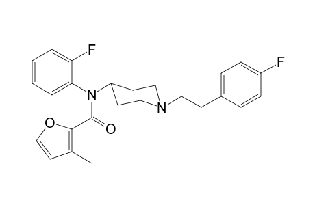 N-(2-Fluorophenyl)-N-(1-[2-(4-fluorophenyl)ethyl]piperidin-4-yl)-3-methylfuran-2-carboxamide