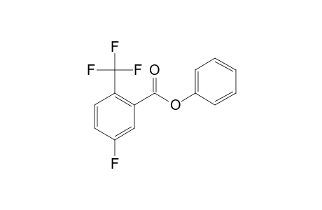 5-Fluoro-2-trifluoromethylbenzoic acid, phenyl ester