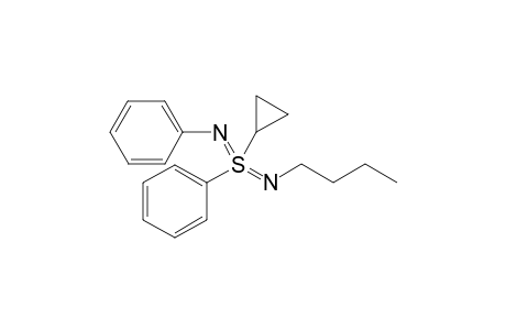 N-Phenyl-N'-butyl-S-cyclopropyl-S-phenyl sulfondiimine