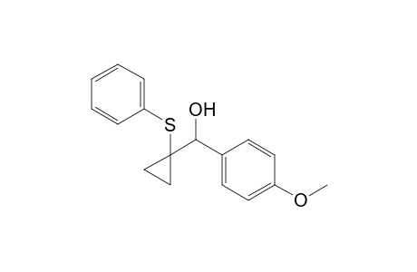(4-methoxyphenyl)-[1-(phenylthio)cyclopropyl]methanol