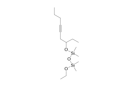 Silane, dimethyl(dimethyl(non-5-yn-3-yloxy)silyloxy)ethoxy-