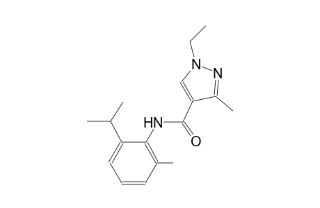 1-ethyl-N-(2-isopropyl-6-methylphenyl)-3-methyl-1H-pyrazole-4-carboxamide