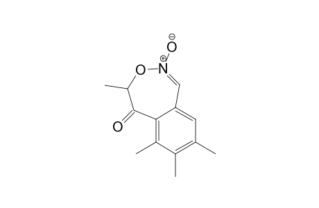 4,6,7,8-Tetramethyl-3,2-benzoxazepin-5(4H)-one 2-oxide