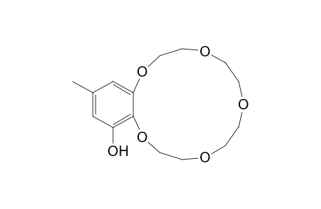 14-Hydroxy-16-methylbenzo-1,4,7,10,13-pentaoxacyclopentadecane