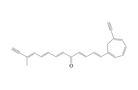 1-(6-Ethynyl-1,3,5-cycloheptatrienyl)-11-methyl-1,3,6,8,10-tridecapentaen-12-yn-5-one