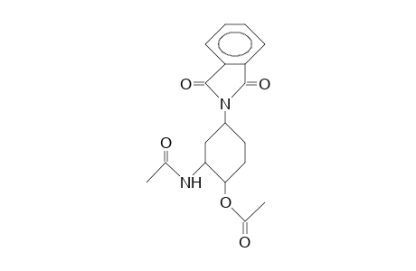 (.+-.)-2c-Acetamido-4c-phthalimido-cyclohexyl acetate