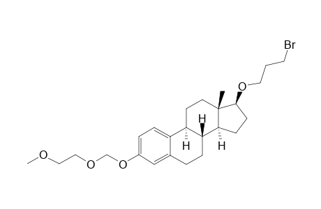 1-Bromo-3-[3'-(methoxyethoxy)methoxy]estra-1',3',5'(10')-trien-17'-yloxy]propana