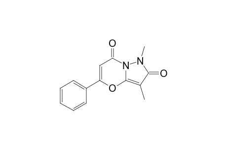 1,3-DIMETHYL-5-PHENYL-7H-PYRAZOLO-[5,1-B]-[1,3]-OXAZIN-2,7(1H)-DIONE