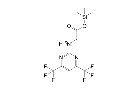 [15N]-trimethylsilyl 2-[[4,6-bis(trifluoromethyl)pyrimidin-2-yl]amino]acetate