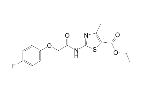 4-Methyl-5-ethoxycarbonyl-2-(4-fluorophenoxyacetamido)-thiazole