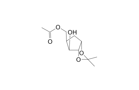 5-O-Acetyl-1,2-O-isopropylidene-4a-carba-.alpha.-DL-xylofuranose