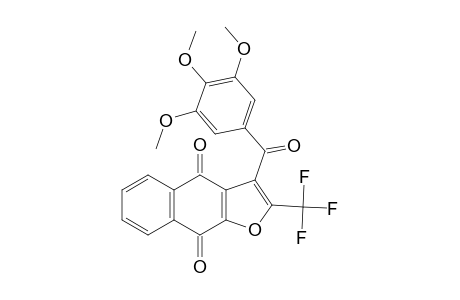 2-(trifluoromethyl)-3-(3,4,5-trimethoxybenzoyl)naphtho[2,3-b]furan-4,9-dione