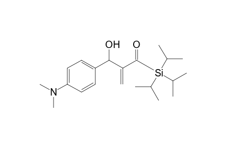 1-Triisopropylsilyl-2-[[4-(dimethylamino)phenyl]hydroxymethyl]prop-2-en-1-one