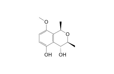 (1R,3S,4R)-8-methoxy-1,3-dimethyl-3,4-dihydro-1H-2-benzopyran-4,5-diol