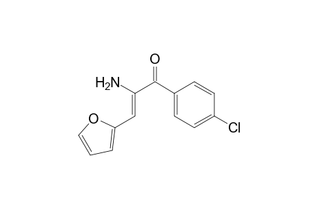 2-Propen-1-one, 2-amino-1-(4-chlorophenyl)-3-(2-furanyl)-