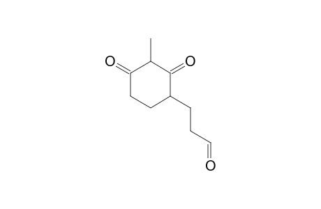3-(2-Methyl-1,3-dioxocyclohex-4-yl)propionaldehyde