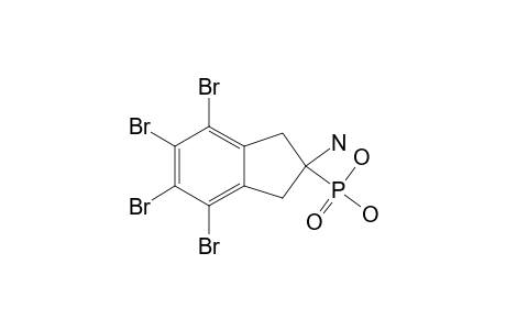 2-AMINO-4,5,6,7-TETRABROMO-INDANE-2-PHOSPHONIC-ACID