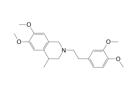 2-[2-(3,4-Dimethoxyphenyl)ethyl]-1,2,3,4-tetrahydro-6,7-dimethoxy-4-methylisoquinoline
