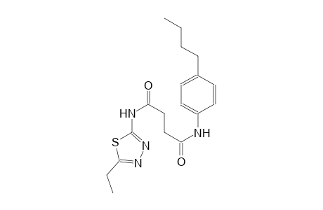 N~1~-(4-butylphenyl)-N~4~-(5-ethyl-1,3,4-thiadiazol-2-yl)succinamide