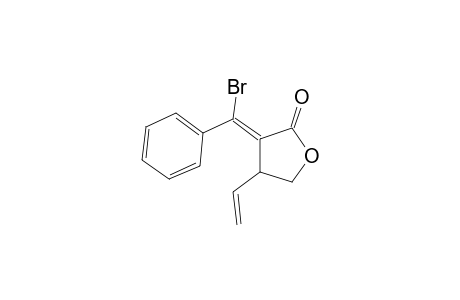 (Z)-.alpha.-(1'-Bromobenzylidene)-.beta.-vinyl-.gamma.-butyrolactone