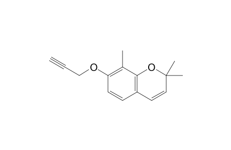 2,2,8-trimethyl-7-prop-2-ynoxy-1-benzopyran