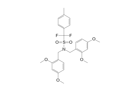N,N-BIS-(2,4-DIMETHOXYBENZYL)-1,1-DIFLUORO-1-(4-METHYLPHENYL)-METHANESULFONAMIDE