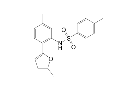 4-Methyl-N-[5-methyl-2-(5-methyl-2-furyl)phenyl]benzenesulfonamide