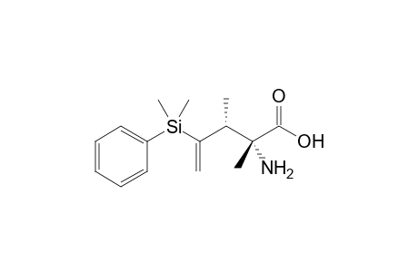 (2R,3R)-2-amino-4-[dimethyl(phenyl)silyl]-2,3-dimethyl-4-pentenoic acid