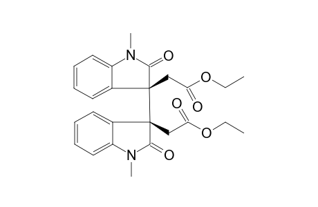 3-((Ethoxycarbonyl)methyl)-1-methylindol-2-one meso-dimer