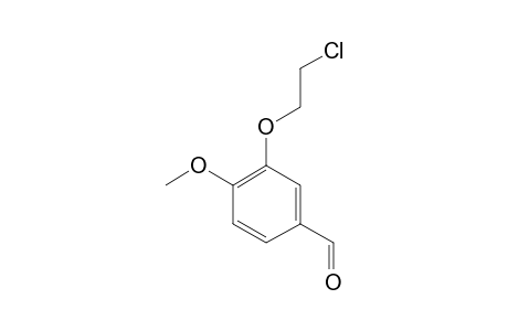 3-(2-Chloroethoxy)-4-methoxybenzaldehyde