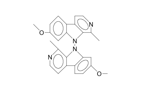9,9'-Bis(7-methoxy-1-methyl-pyrido[3,4-B]indolyl)