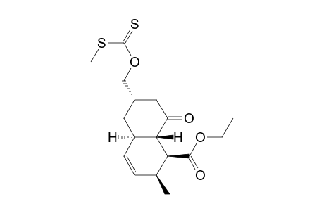 (1S,2S,4aR,6S,8aS)-2-methyl-6-[[(methylthio)-sulfanylidenemethoxy]methyl]-8-oxo-2,4a,5,6,7,8a-hexahydro-1H-naphthalene-1-carboxylic acid ethyl ester