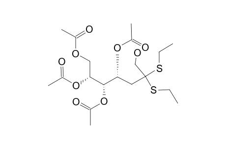 4,5,6,7-TETRA-O-ACETYL-3-DEOXY-D-ARABINO-2-HEPTULOSE-DIETHYL-DITHIOKETAL