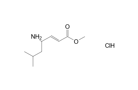 (E,S)-2-heptensaeure, 4-amino-6-methyl-, methylester, hydrochlorid
