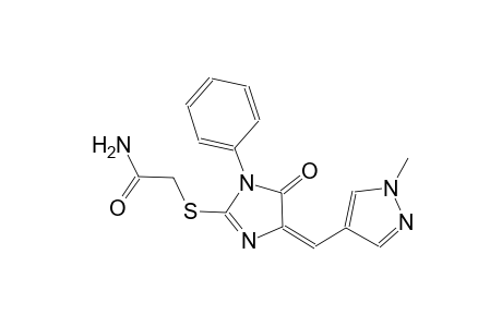 2-({(4E)-4-[(1-methyl-1H-pyrazol-4-yl)methylene]-5-oxo-1-phenyl-4,5-dihydro-1H-imidazol-2-yl}sulfanyl)acetamide