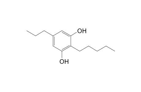 1,3-Benzenediol, 2-pentyl-5-propyl-