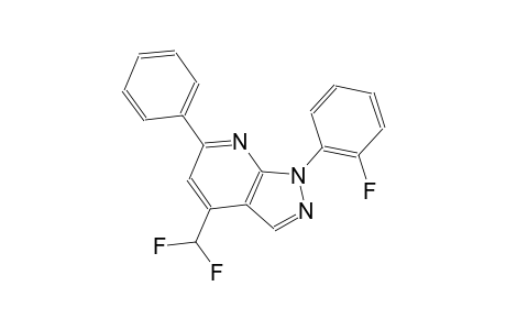 1H-pyrazolo[3,4-b]pyridine, 4-(difluoromethyl)-1-(2-fluorophenyl)-6-phenyl-