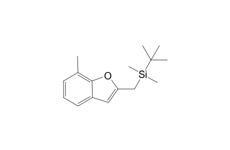 2-(tert-Butyldimethylsilylmethyl)-7-methylbenzofuran