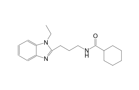 cyclohexanecarboxamide, N-[3-(1-ethyl-1H-benzimidazol-2-yl)propyl]-
