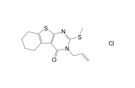 2-Allyl-6,7,8,9-tetrahydro-3-(methylthio)benzo[4,5]thieno[2,3-d]pyrimidin-1(2H)-one hydrochloride