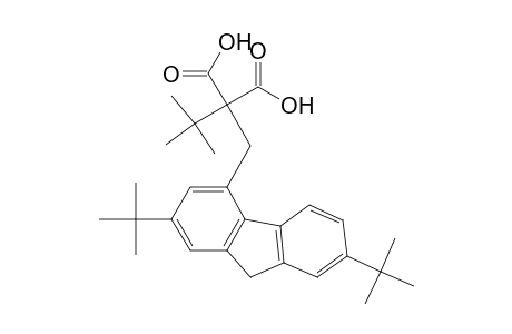 t-Butyl [(2',7'-di-t-butylfluoren-4'-yl)methyl] malonic acid