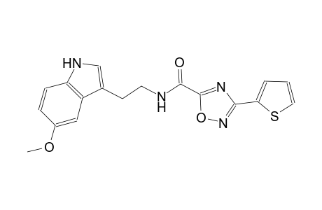 N-[2-(5-methoxy-1H-indol-3-yl)ethyl]-3-(2-thienyl)-1,2,4-oxadiazole-5-carboxamide